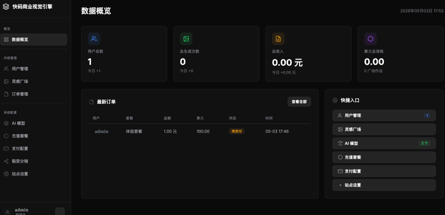 PHP开源AI绘画SaaS系统 一键搭建商业绘图平台插图3_崭新源码 PHP开源AI绘画SaaS系统 一键搭建商业绘图平台插图3_崭新源码