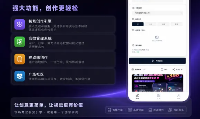 AI图片生成系统源码|PHP开发5分钟搭建上线,内置社区运营插图1_崭新源码 AI图片生成系统源码|PHP开发5分钟搭建上线,内置社区运营插图1_崭新源码