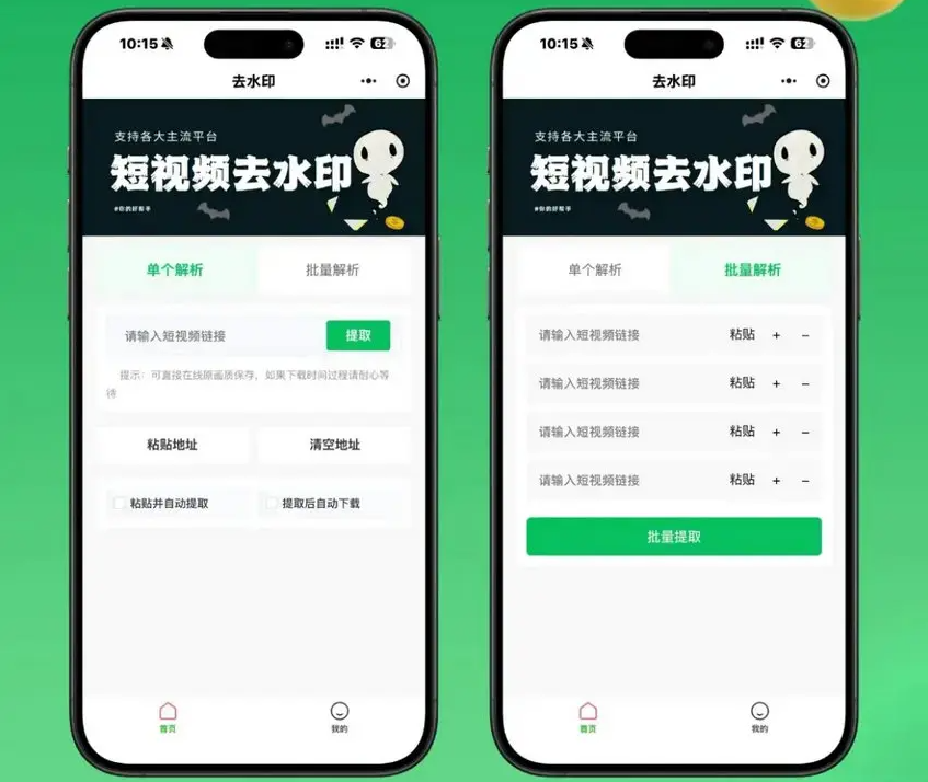 短视频去水印提取小程序源码,支持二次开发与流量主变现插图_崭新源码 短视频去水印提取小程序源码,支持二次开发与流量主变现插图_崭新源码