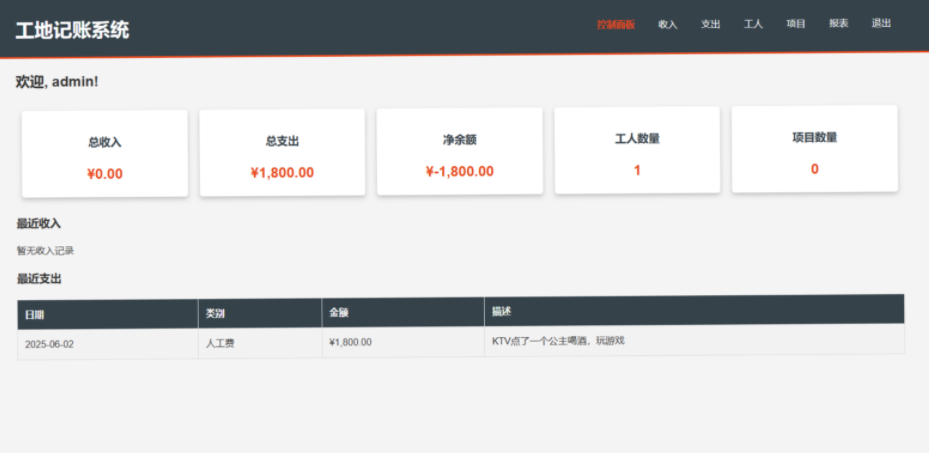 PHP开源工程记账系统:人财物项一体化管理,智能降本增效插图1_崭新源码 PHP开源工程记账系统:人财物项一体化管理,智能降本增效插图1_崭新源码